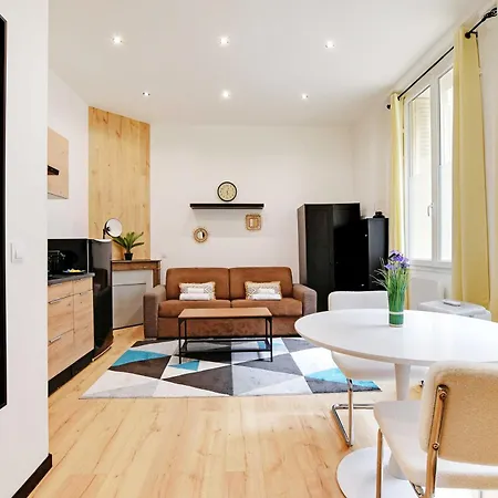 Apartment Peaceful - 2p - Buttes-chaumont With Ac
